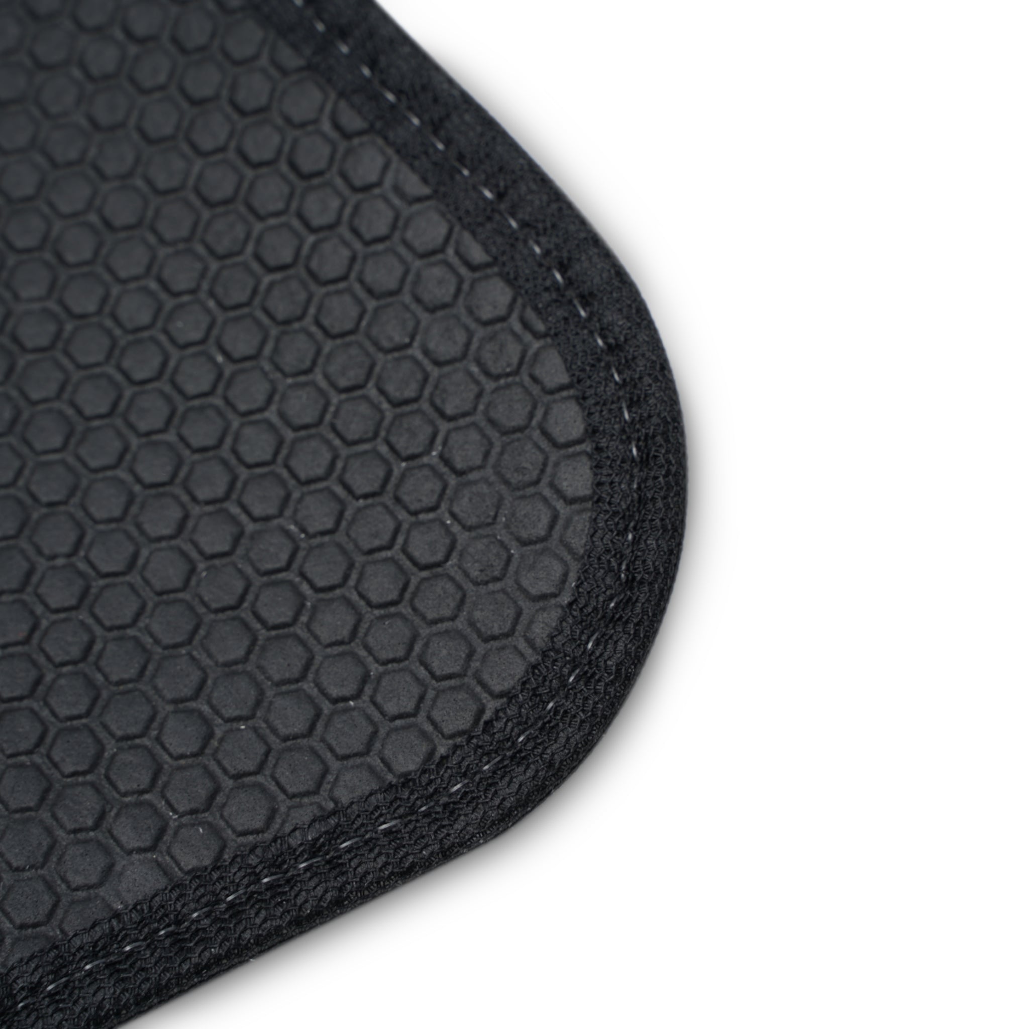 Pixel Sunrise Meadow Car Floor Mat — Retro Block-Style Flower Field