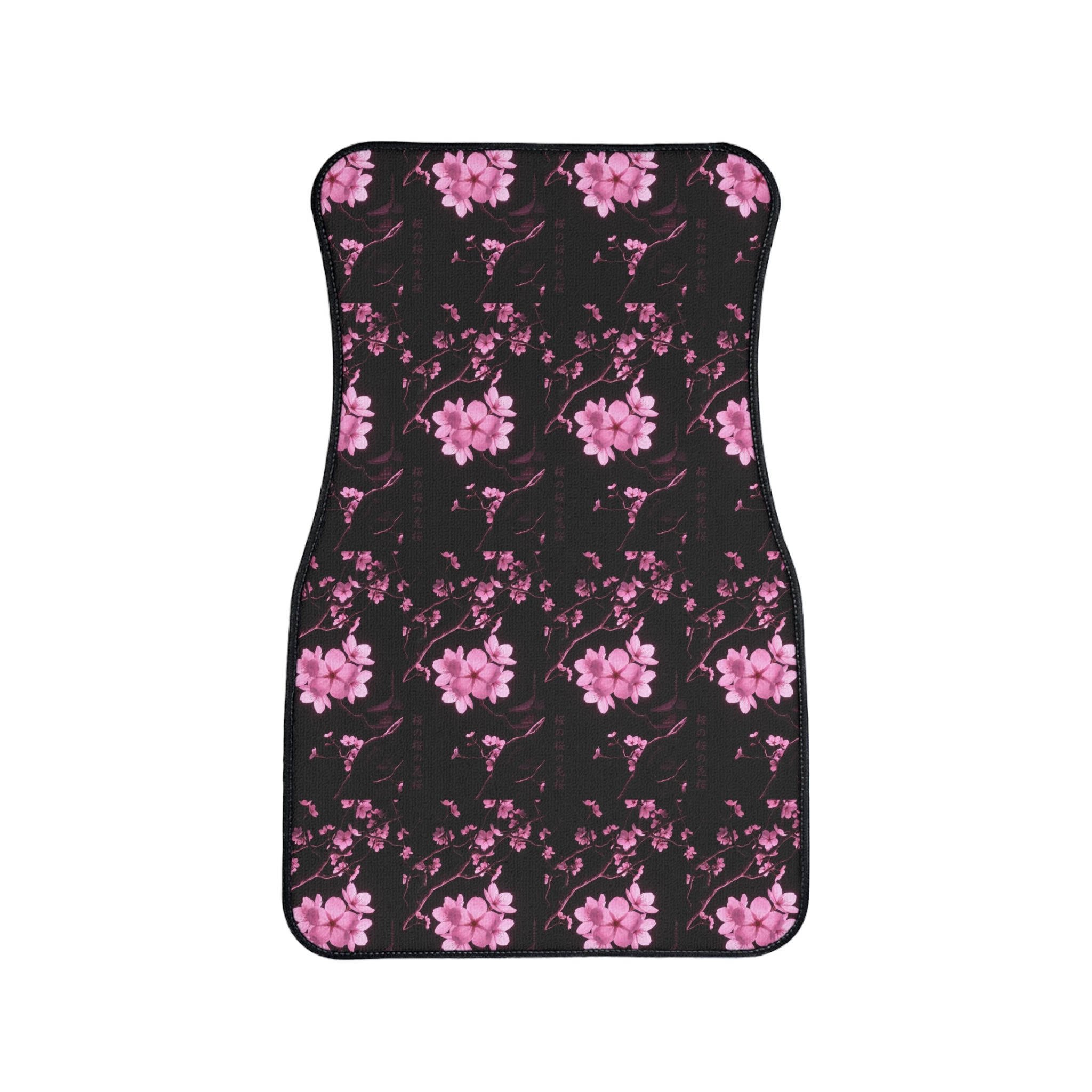 Cherry Blossom Car Floor Mat — Pink Floral Non-Slip Auto Mat
