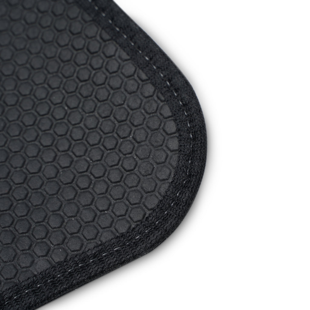 Car Floor Mat — Retro Sunset Palm Beach Design